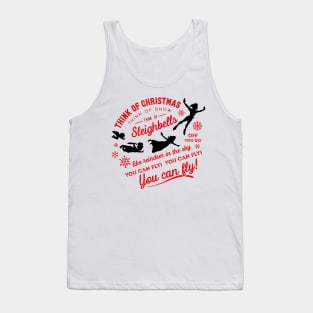 Think of Christmas - Peter Pan inspired You Can Fly Tank Top